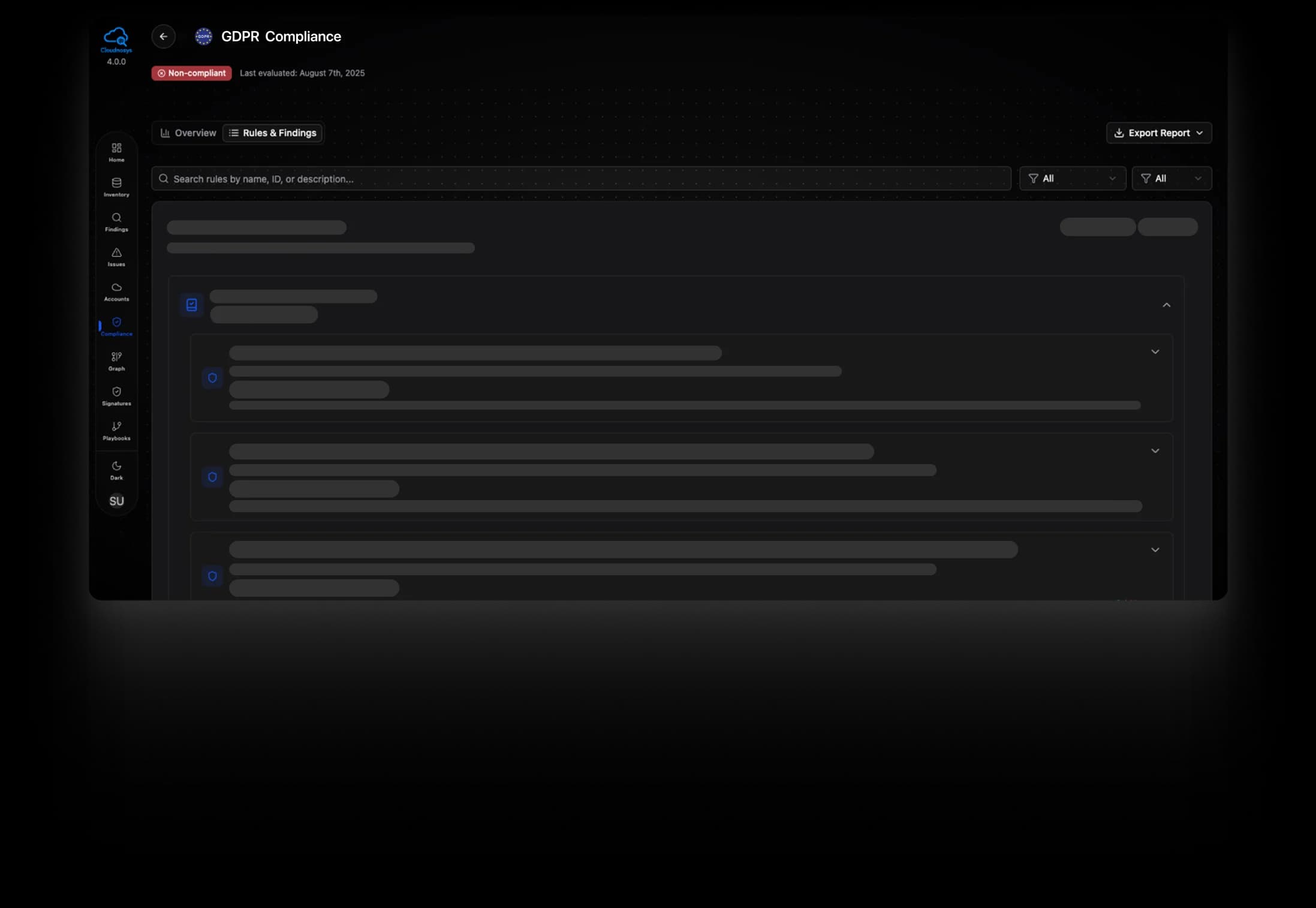 Compliance Dashboard