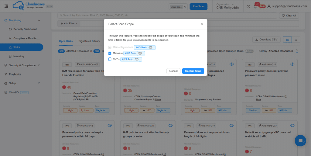 Cloudnosys GCP Marketplace Features
