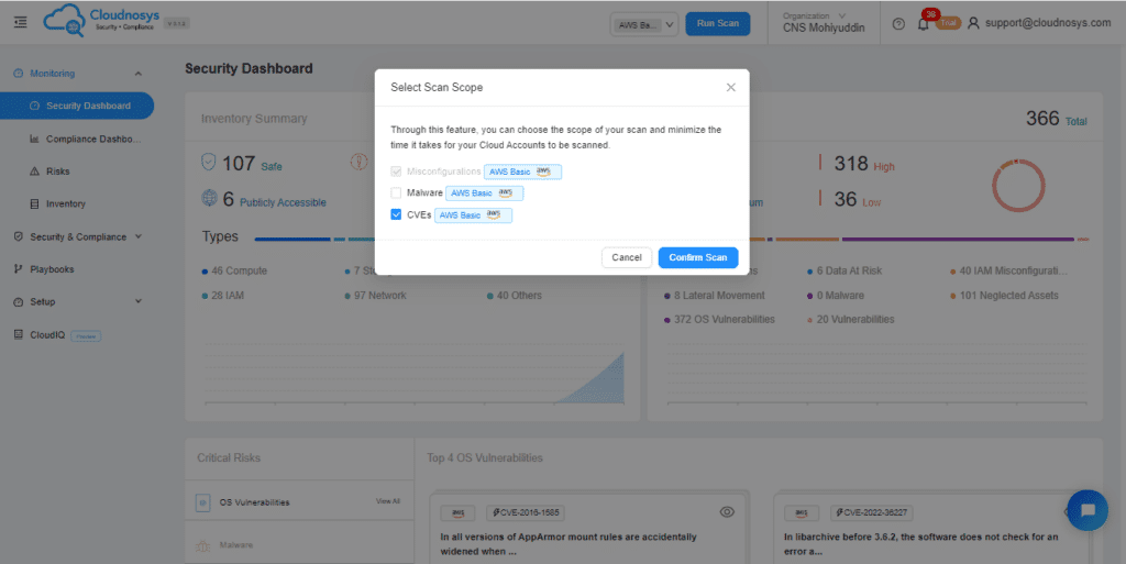 Cloudnosys GCP Marketplace Features