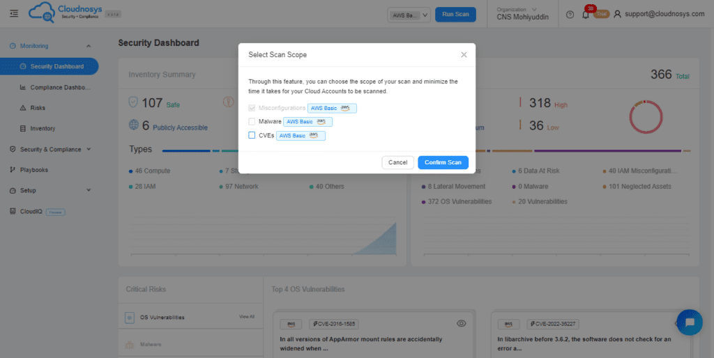 Cloudnosys GCP Marketplace Features