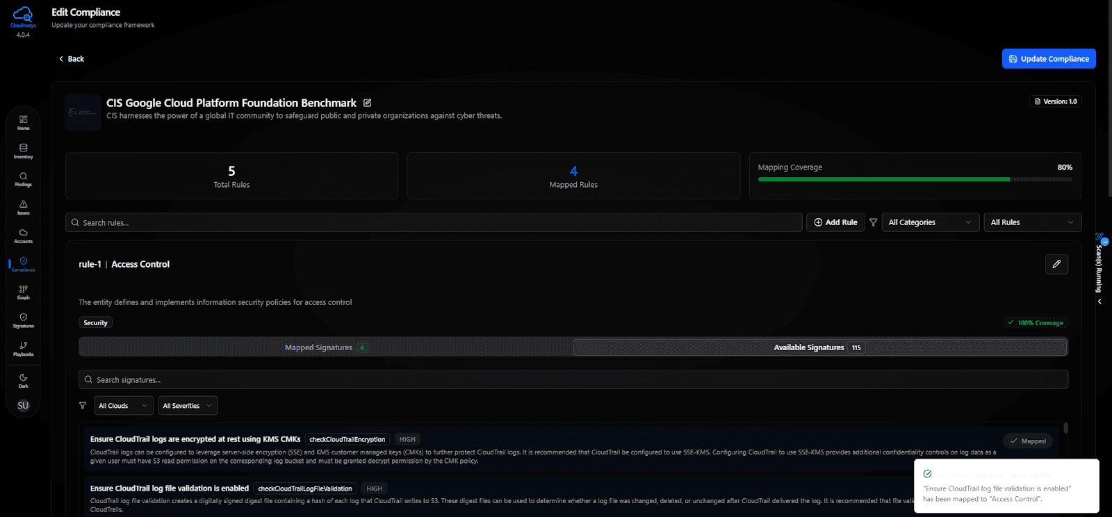 Cloudnosys GCP Marketplace Features